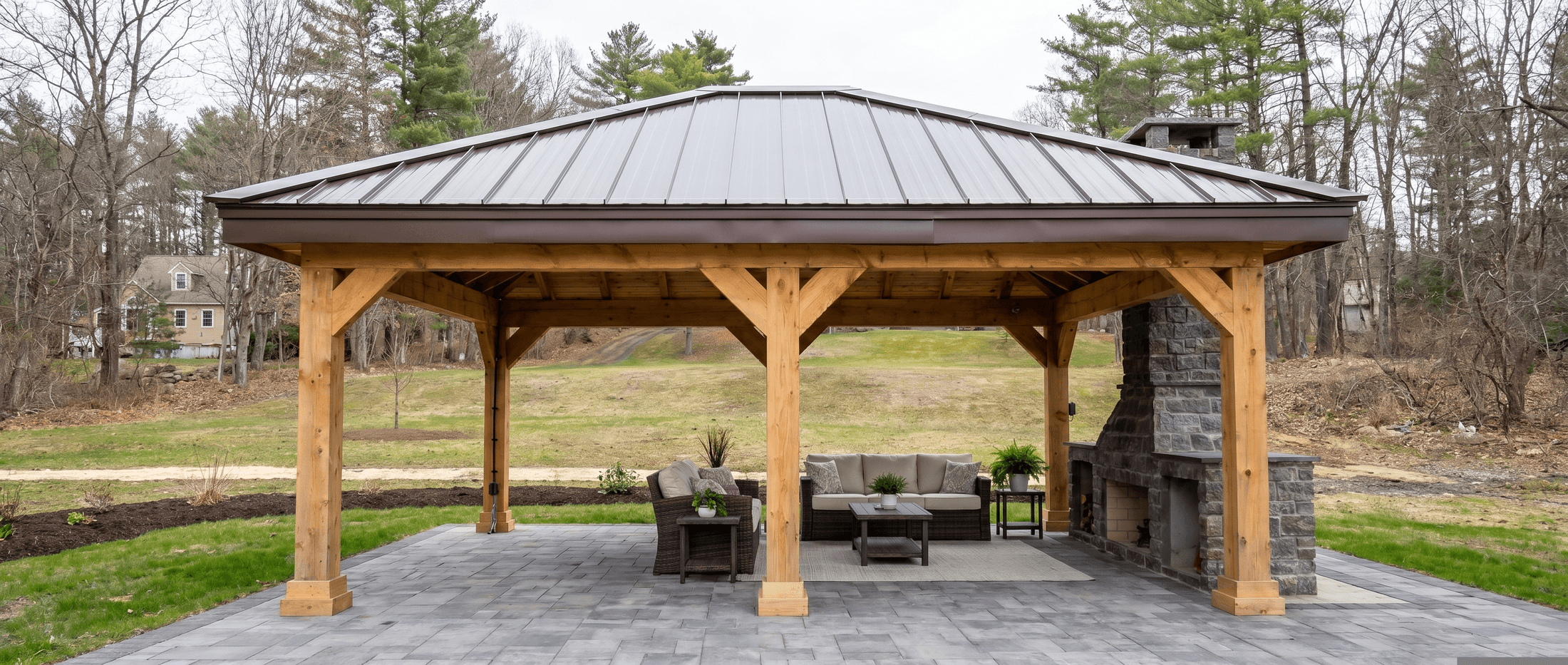 Outdoor Pavilion Standing Seam
