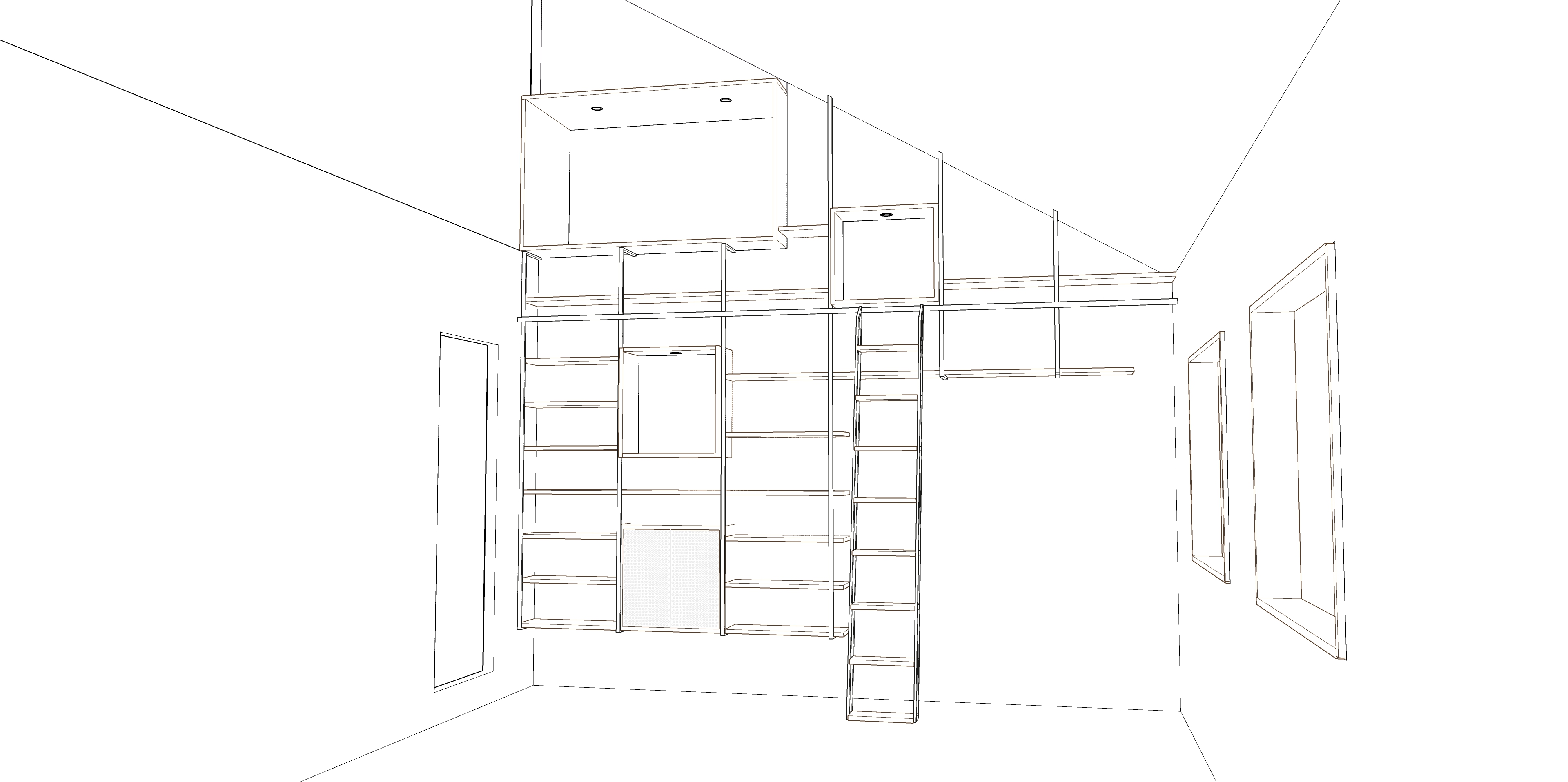 Neighbor Projects: Stair, Shelving, and Built Details image 3
