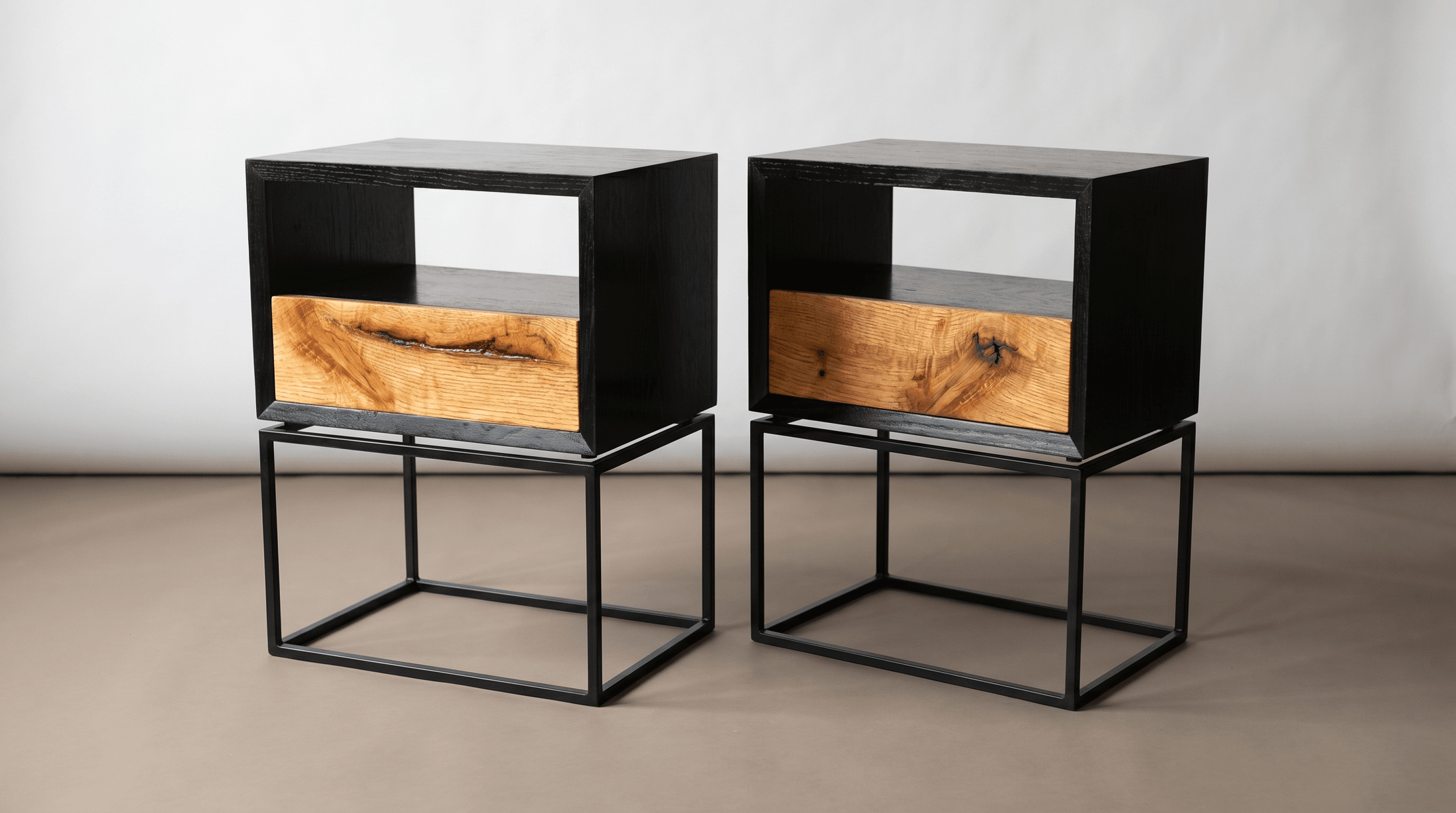 Black Frame Nightstands and Console image 5