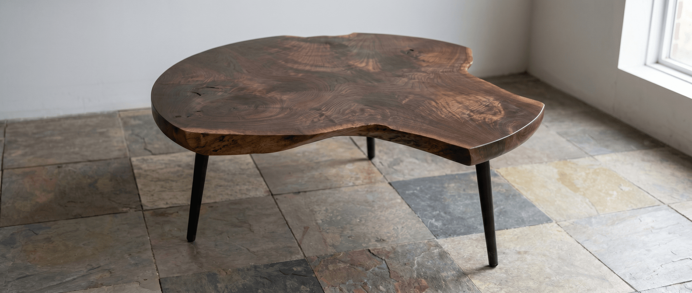 Live-Edge Walnut Coffee Tables image 3
