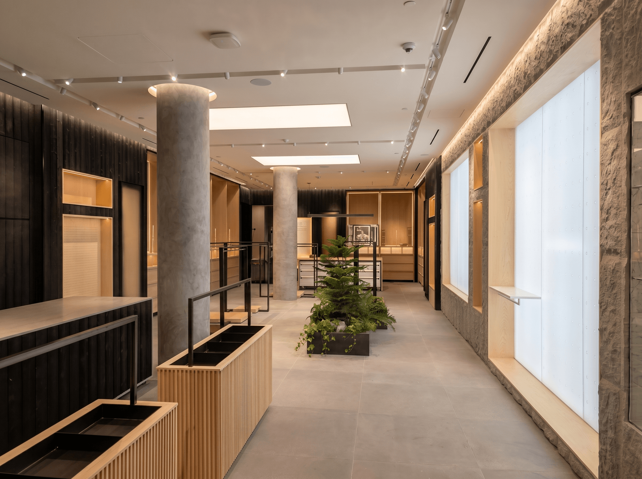 Arc’teryx Illuminated Showroom Wall